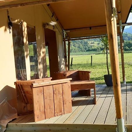 Tente Safari Lodge Ferme Carrique Tardets-Sorholus 外观 照片