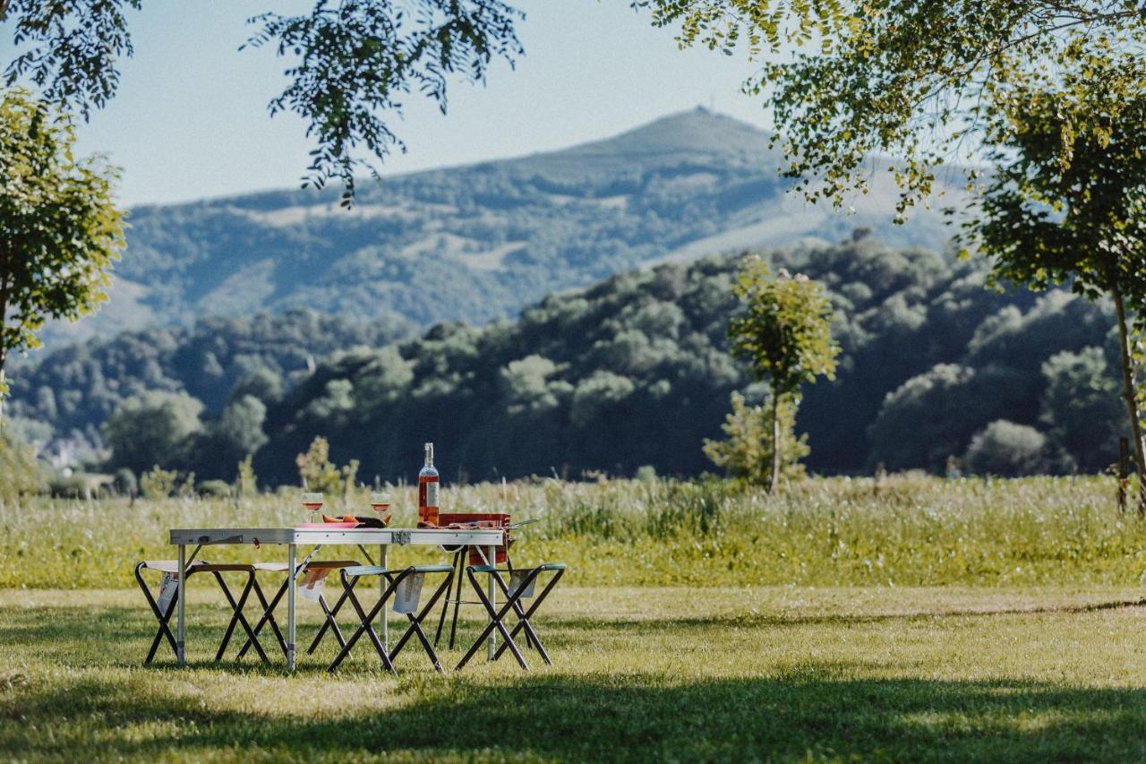 Tente Safari Lodge Ferme Carrique Tardets-Sorholus 外观 照片