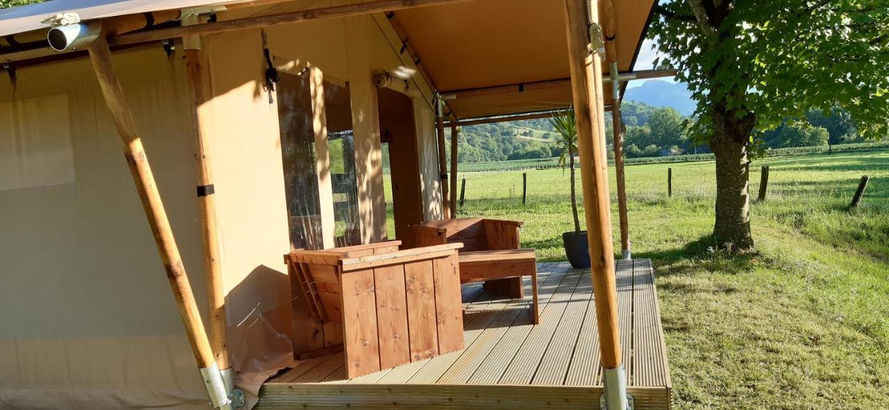 Tente Safari Lodge Ferme Carrique Tardets-Sorholus 外观 照片