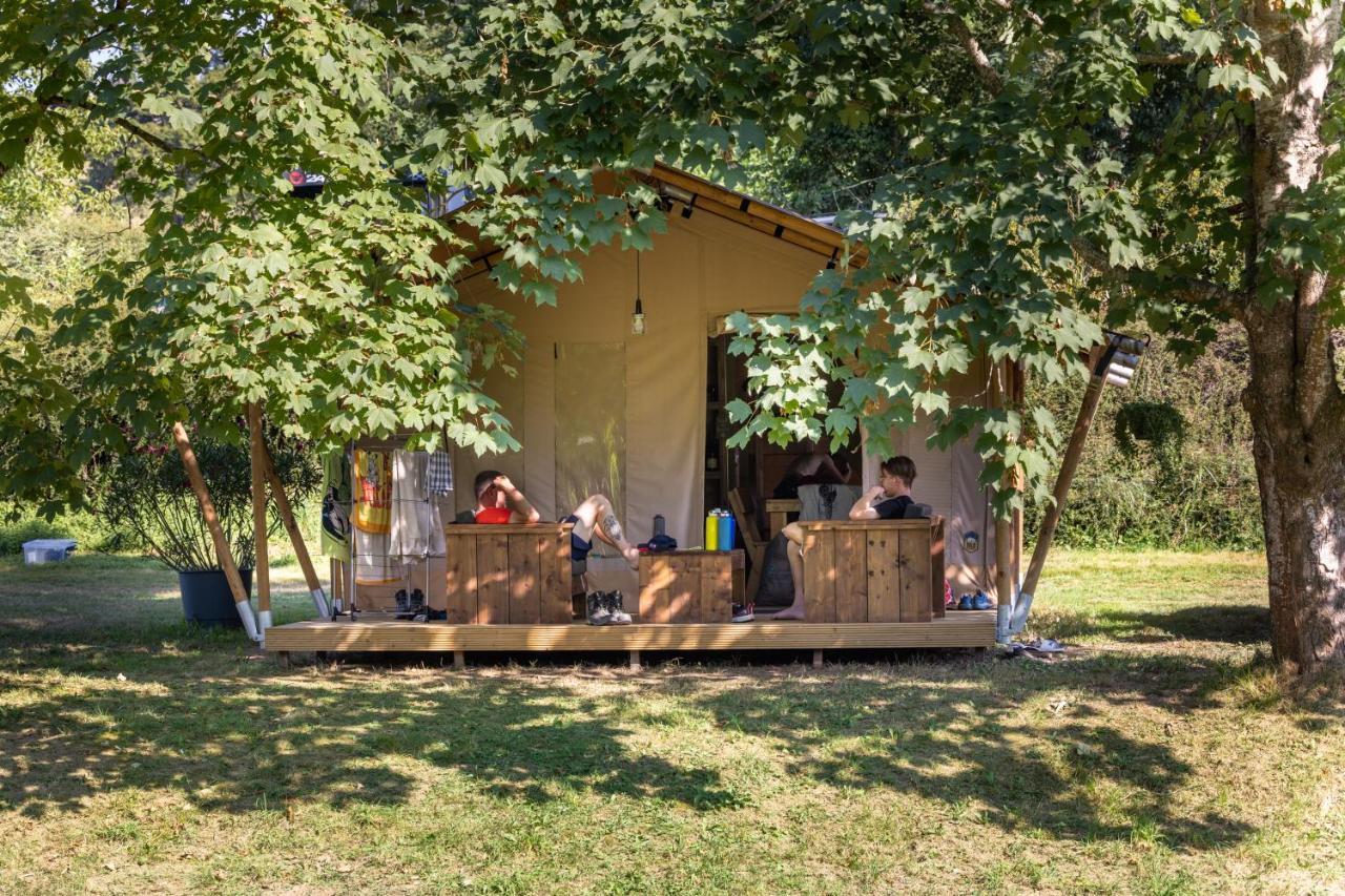 Tente Safari Lodge Ferme Carrique Tardets-Sorholus 外观 照片